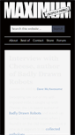 Mobile Screenshot of maximumawesome.com